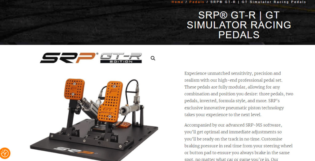 SRP® GT-R  GT Simulator Racing Pedals